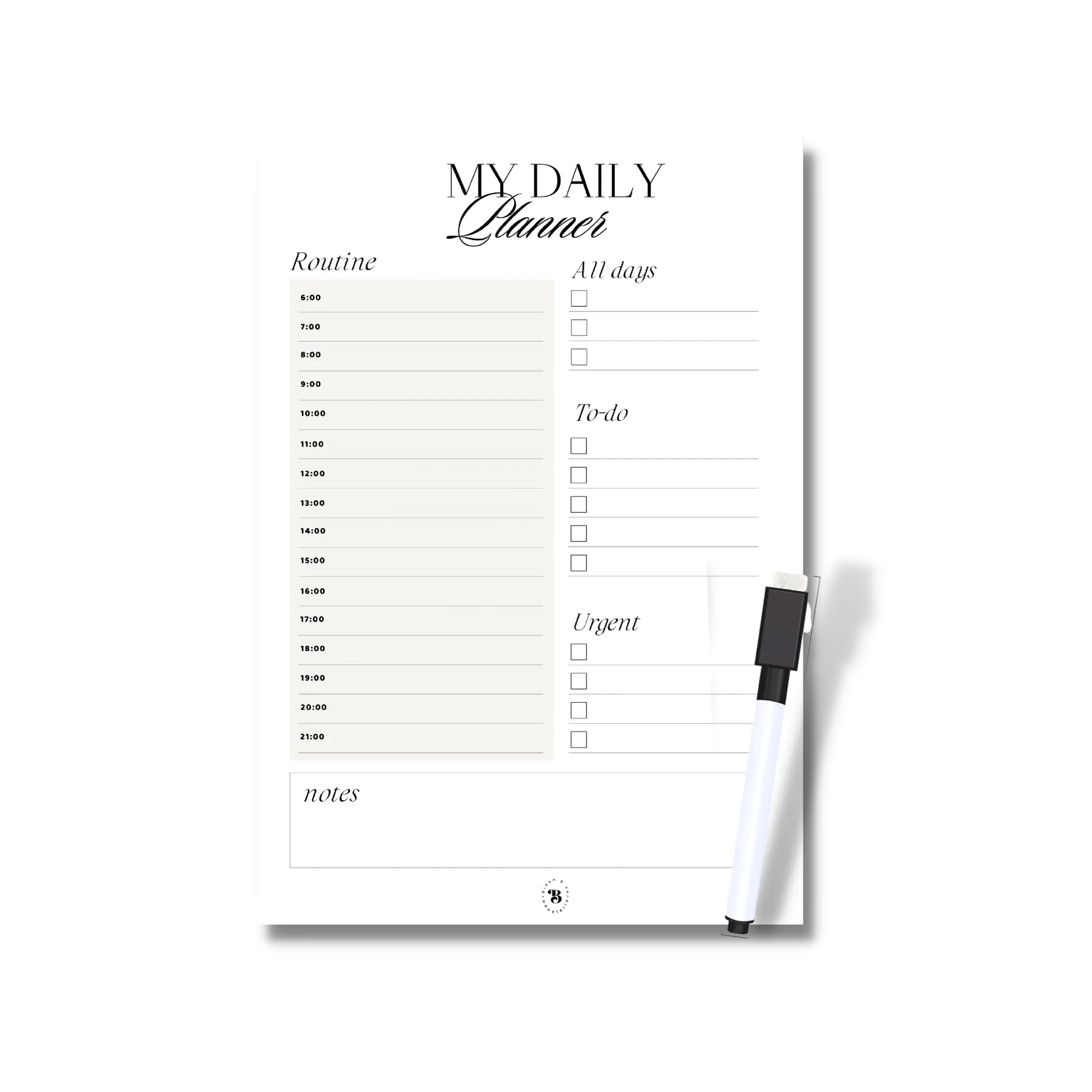 Organisateur : My daily Planner Bloom and co papeterie