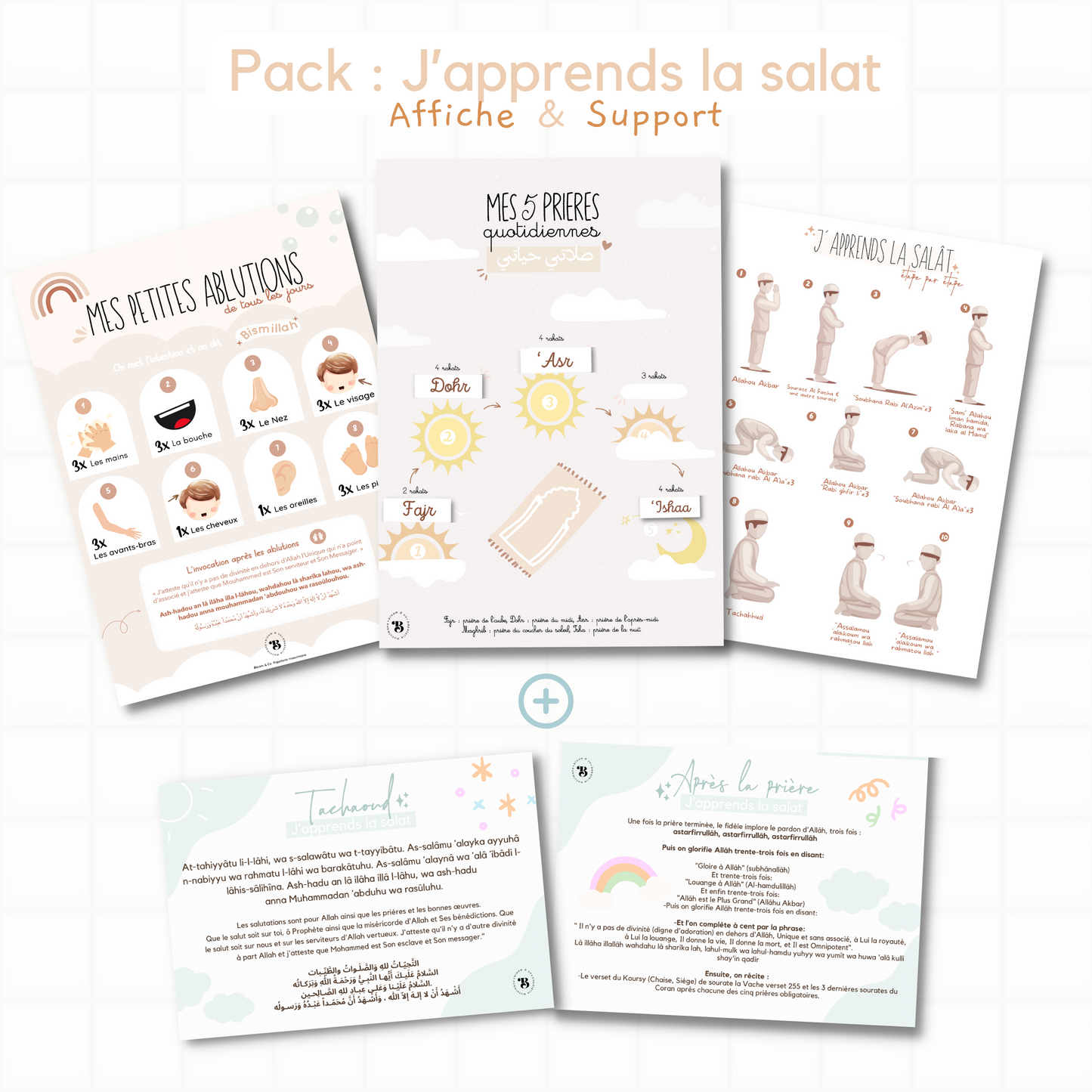 Pack : J’apprends la salât