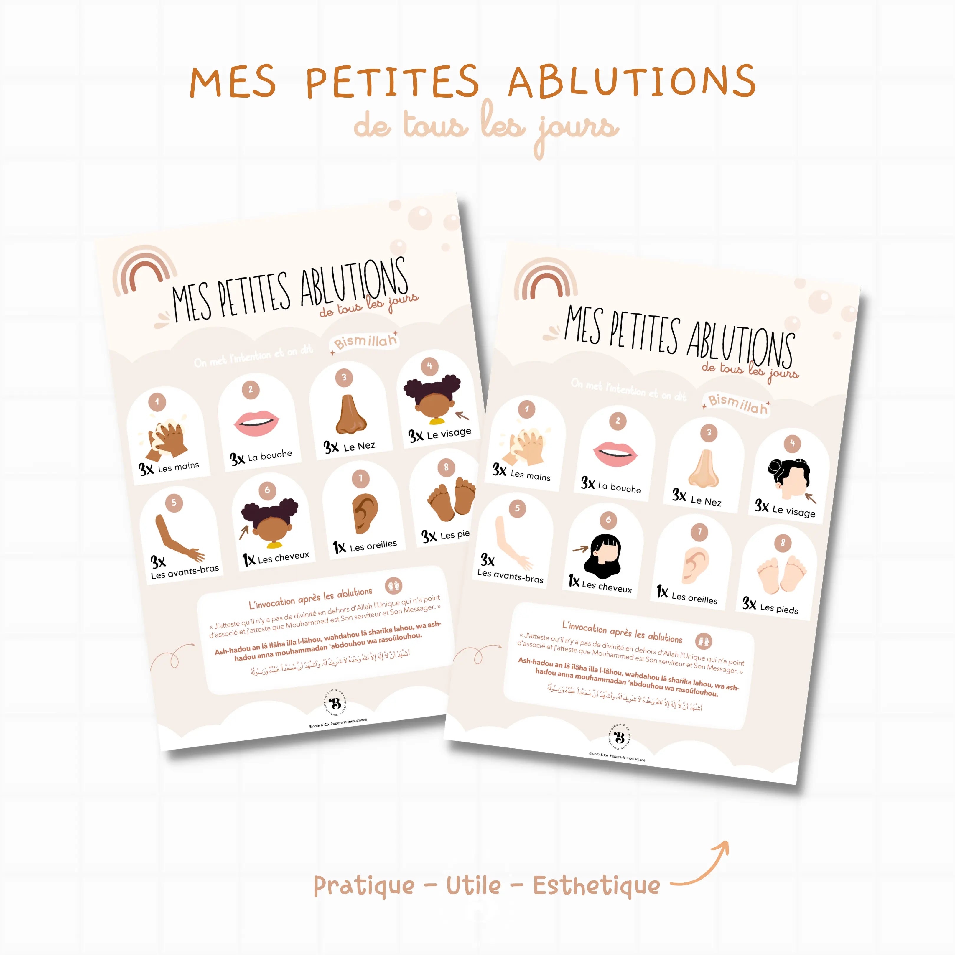 Mes petites ablutions Bloom and co papeterie