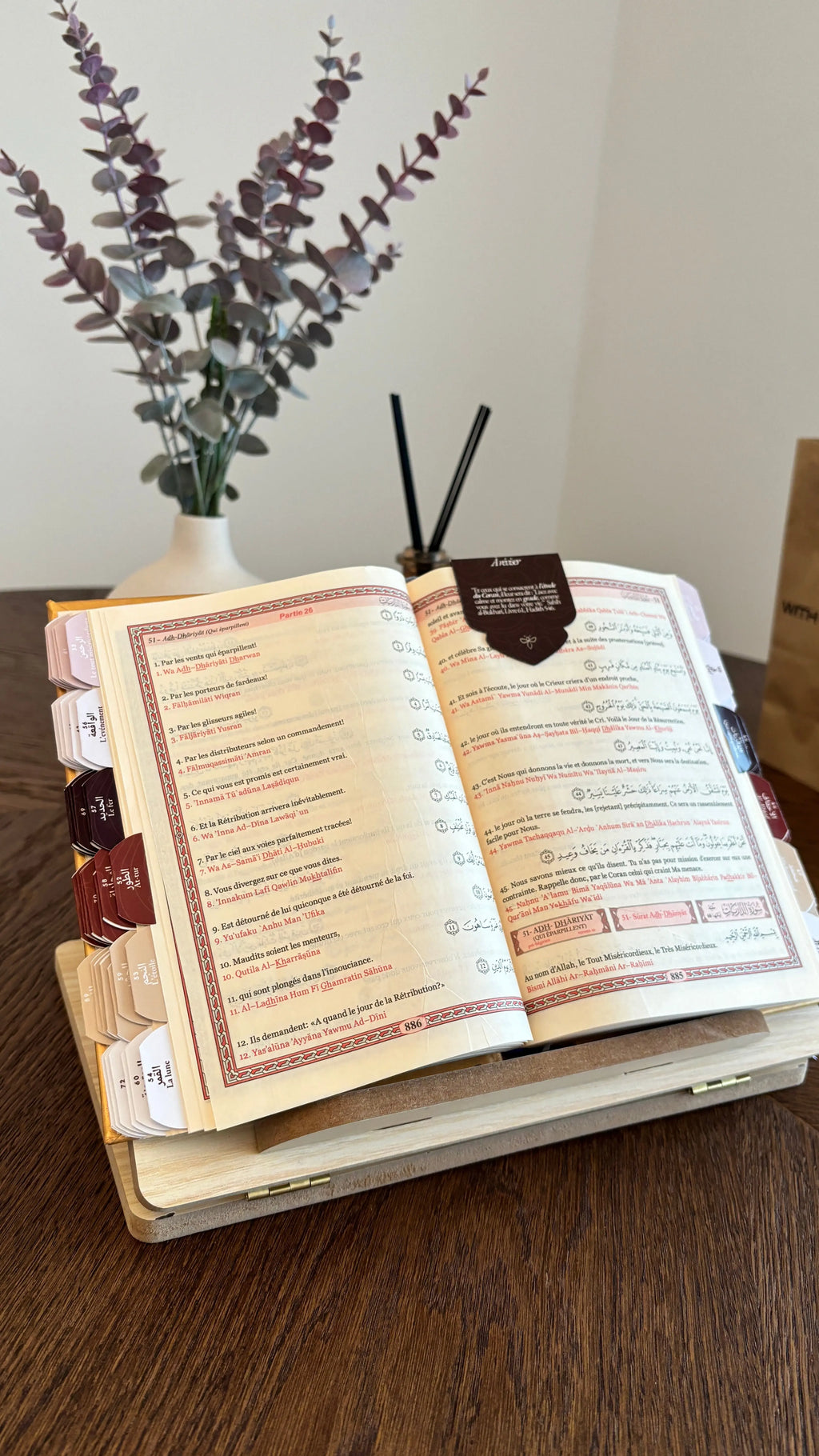 Duo Onglet Quran & Marque-pages aimantés Bloom and co papeterie