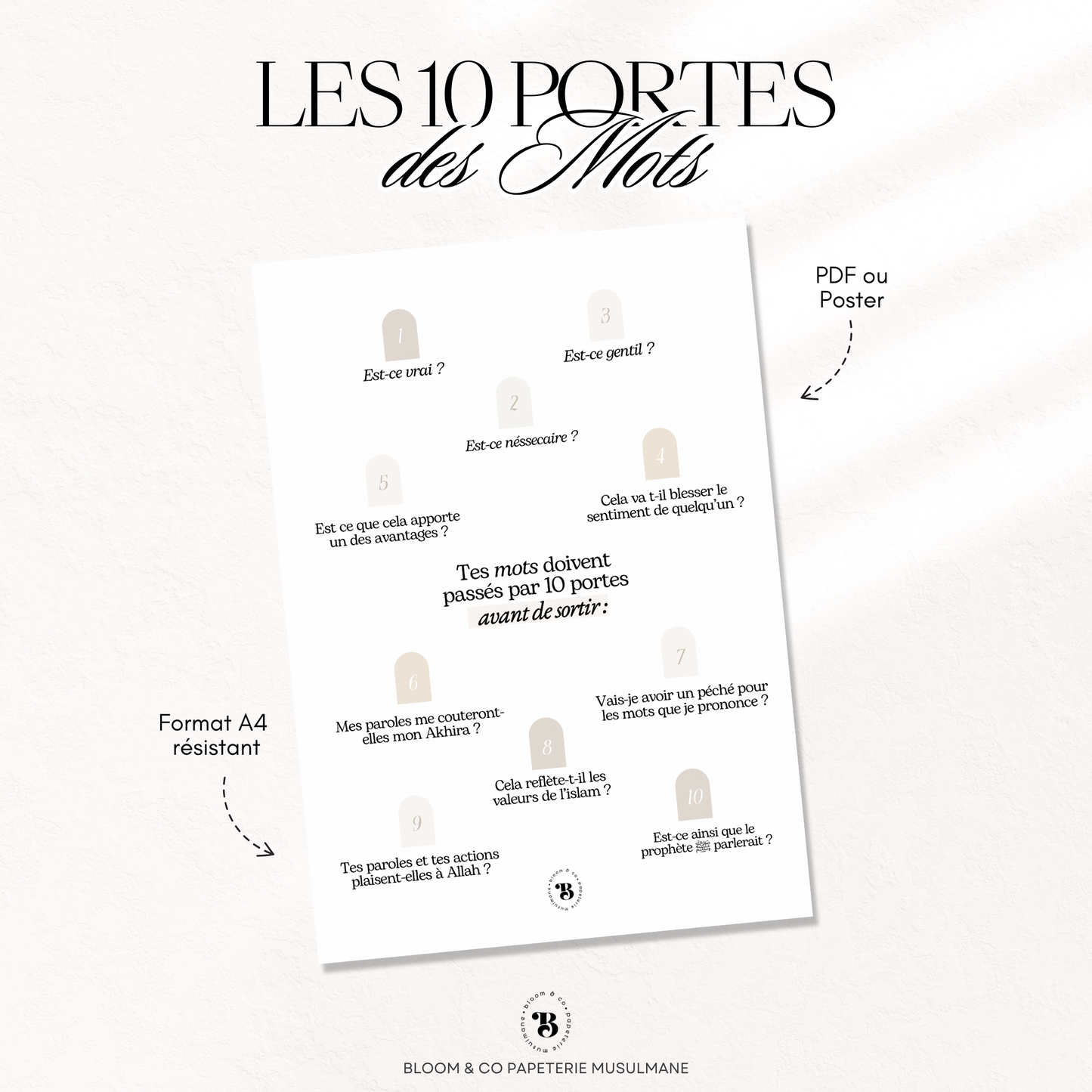 Les 10 portes des mots