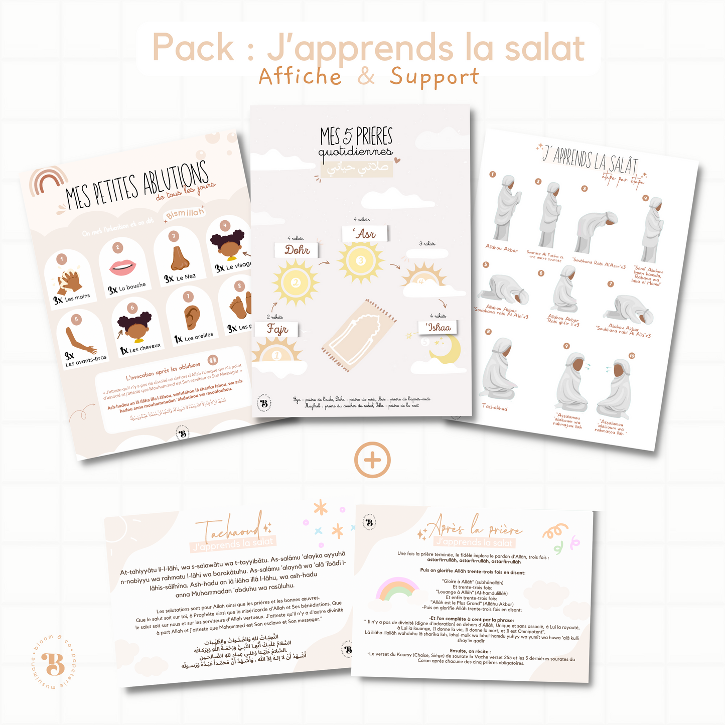Pack : J’apprends la salât