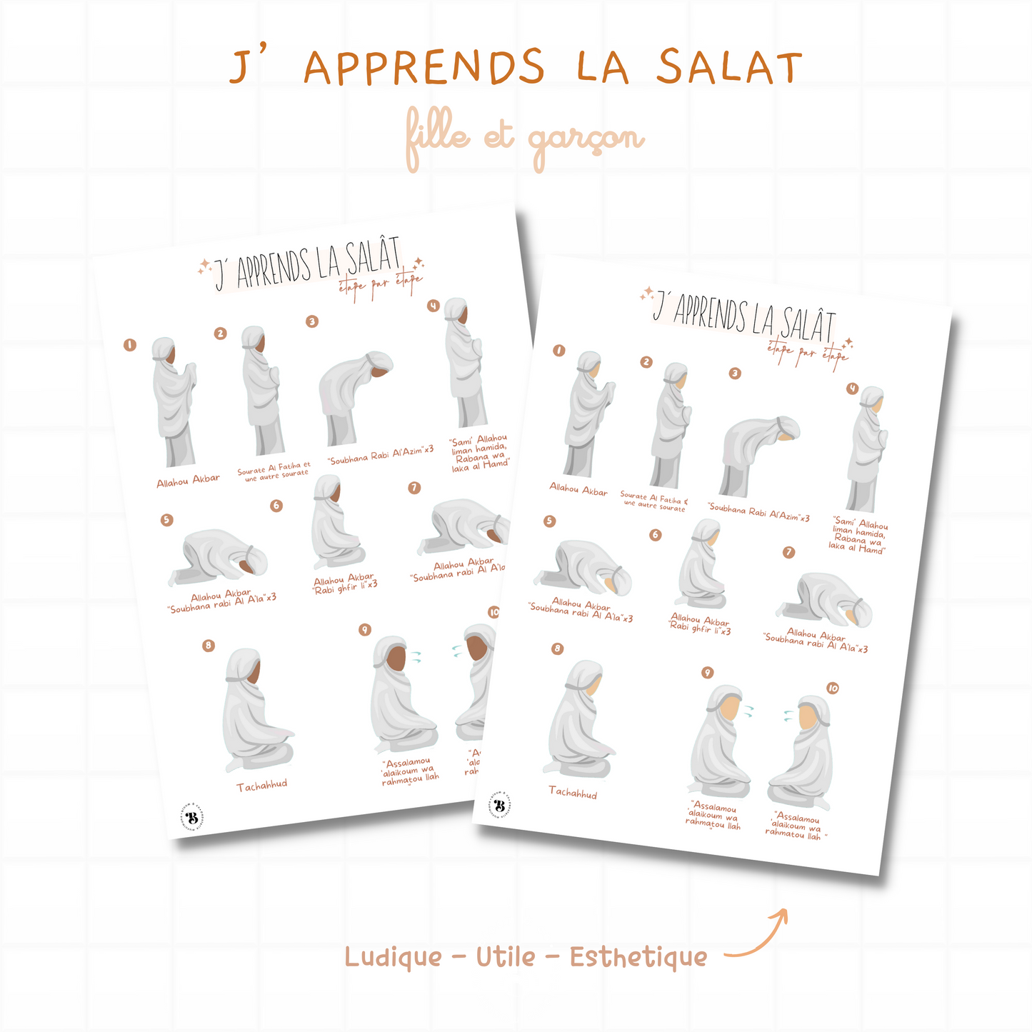Affiche: J'apprends la salat