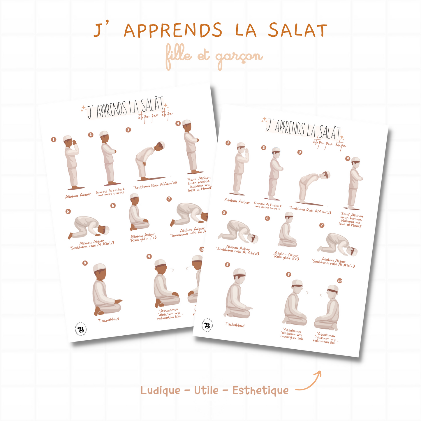Affiche: J'apprends la salat