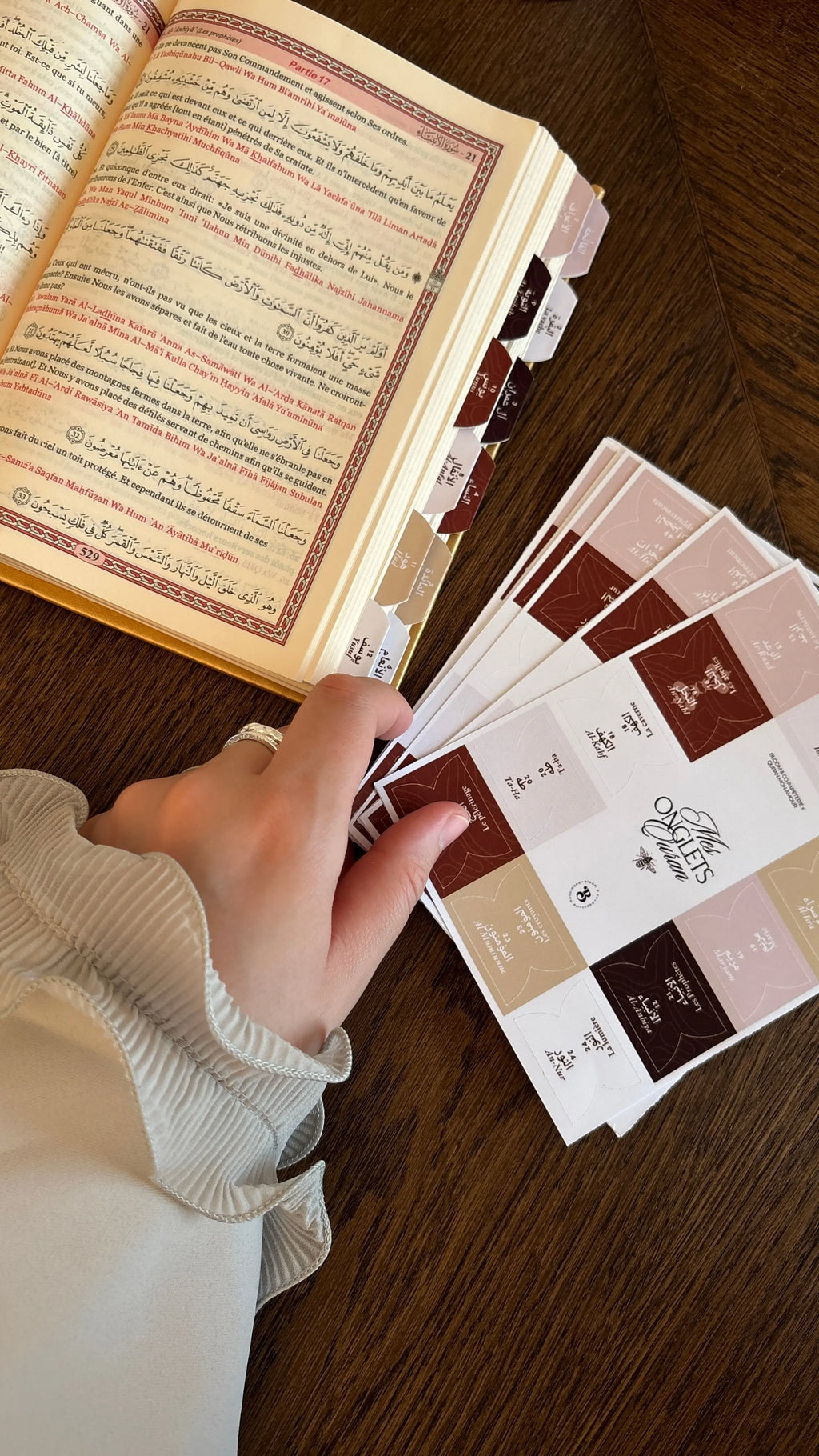 Duo Onglet Quran & Marque-pages aimantés Bloom and co papeterie