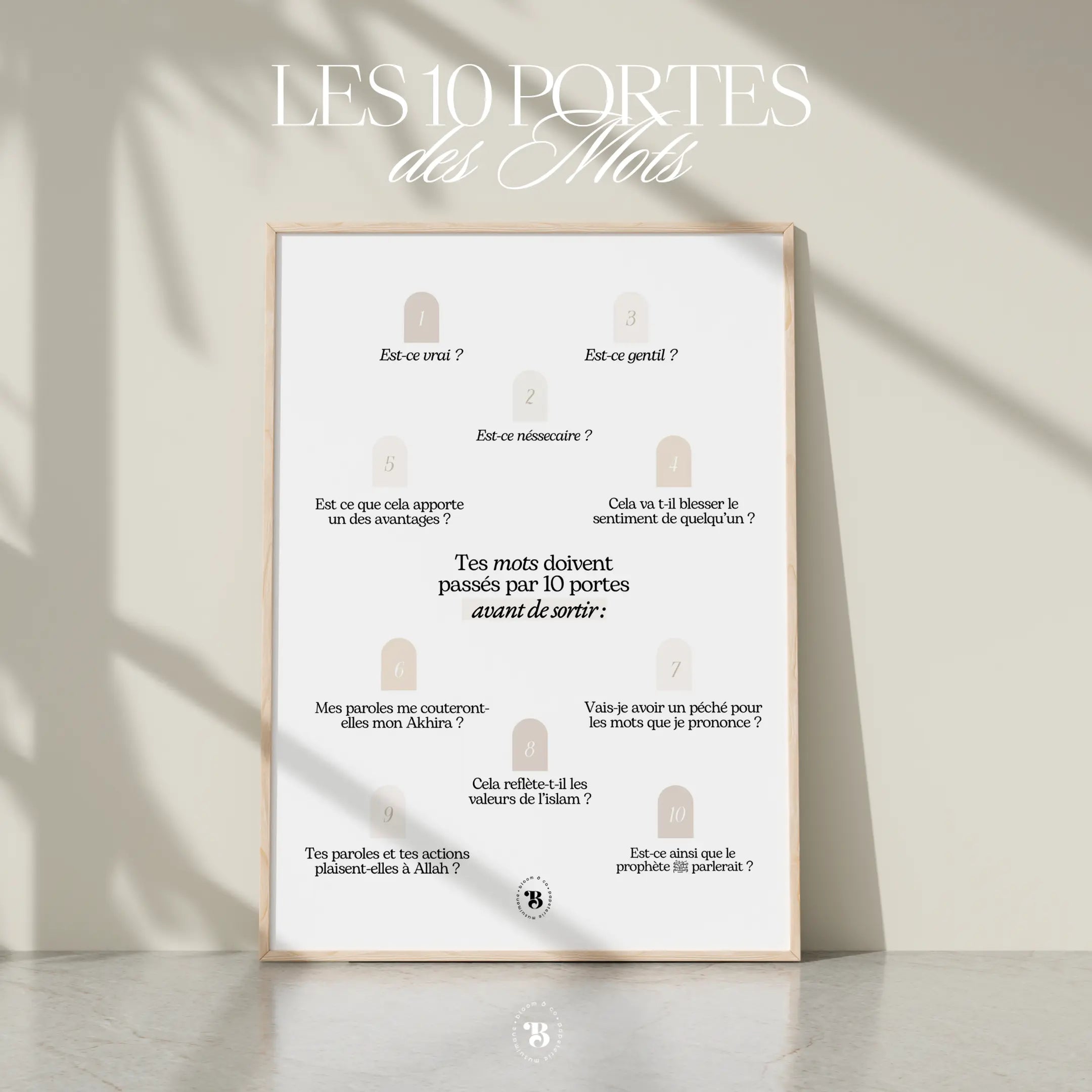 Les 10 portes des mots Bloom & co papeterie