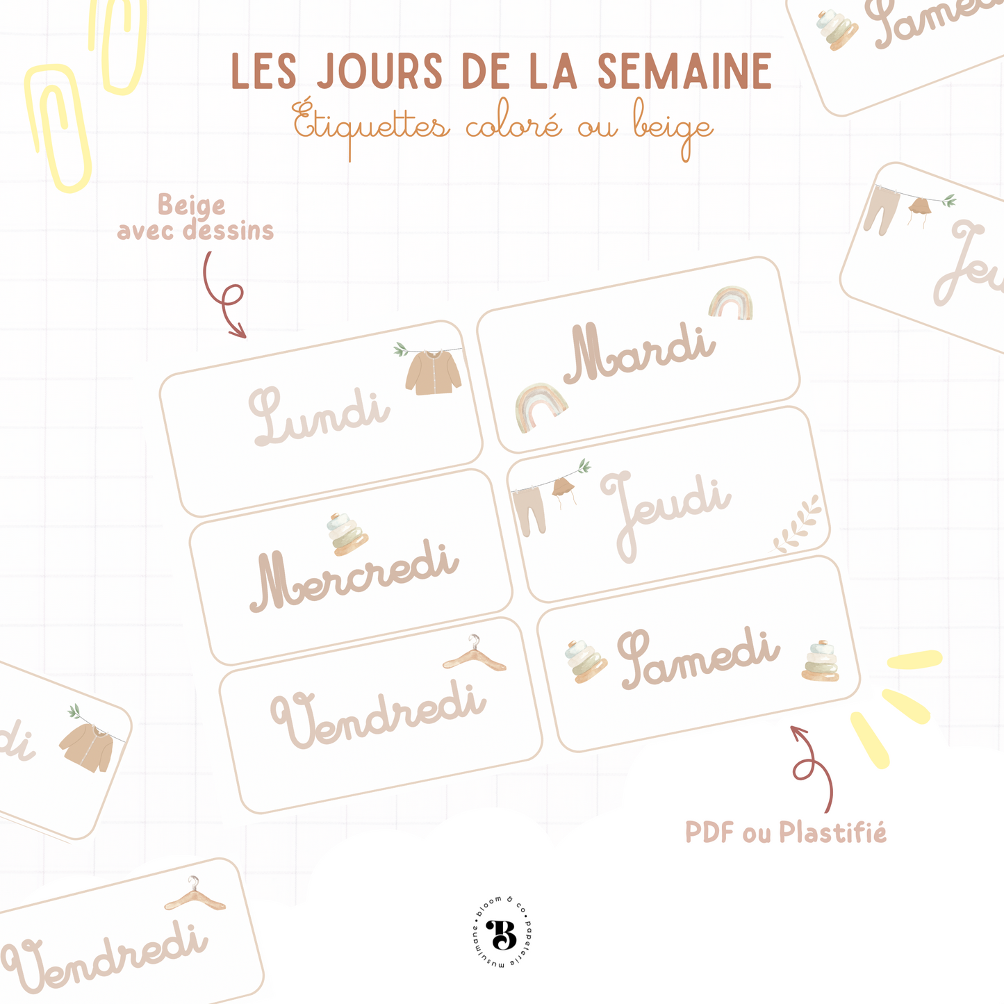 Étiquettes : Les Jours de la semaine