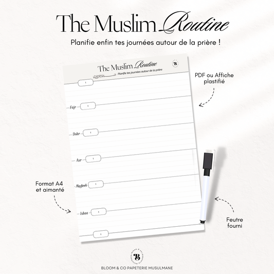 Planner : The muslim routine