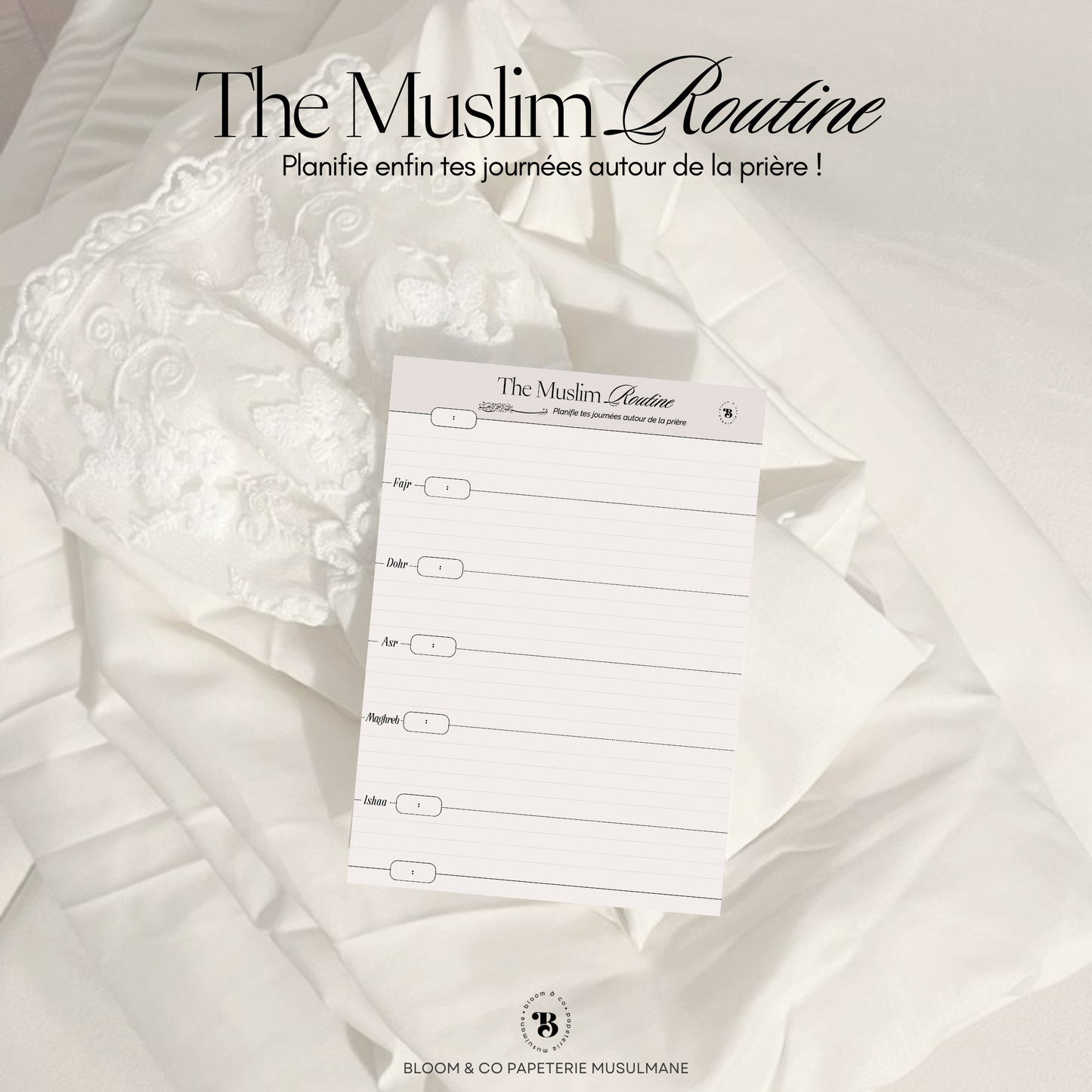Planner : The muslim routine