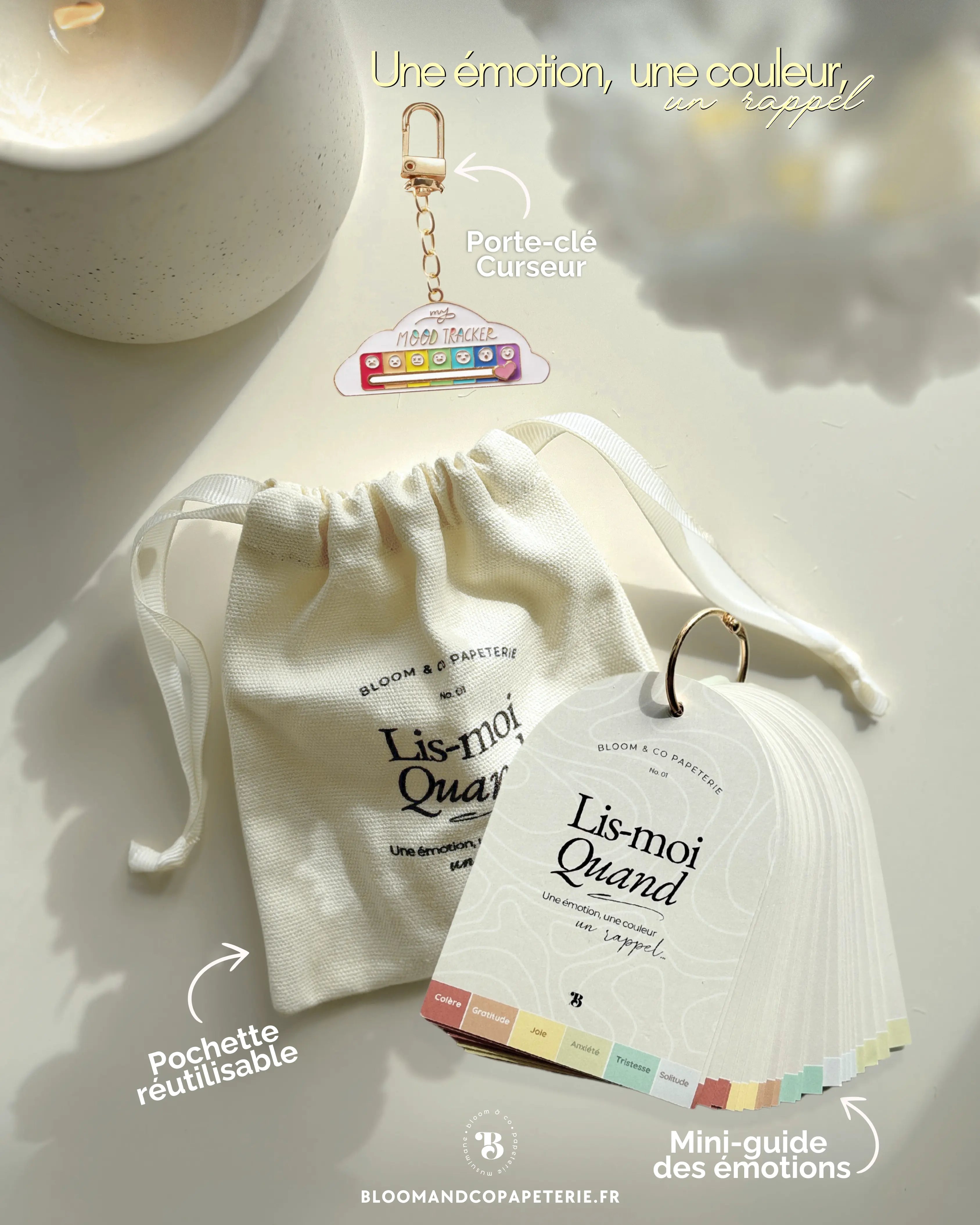 Lis-moi quand - Mini guide des émotions ( Promo : Produit avec léger défauts) Bloom and co papeterie