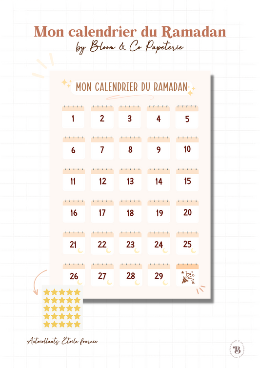 Mon Calendrier du Ramadan 🗓️