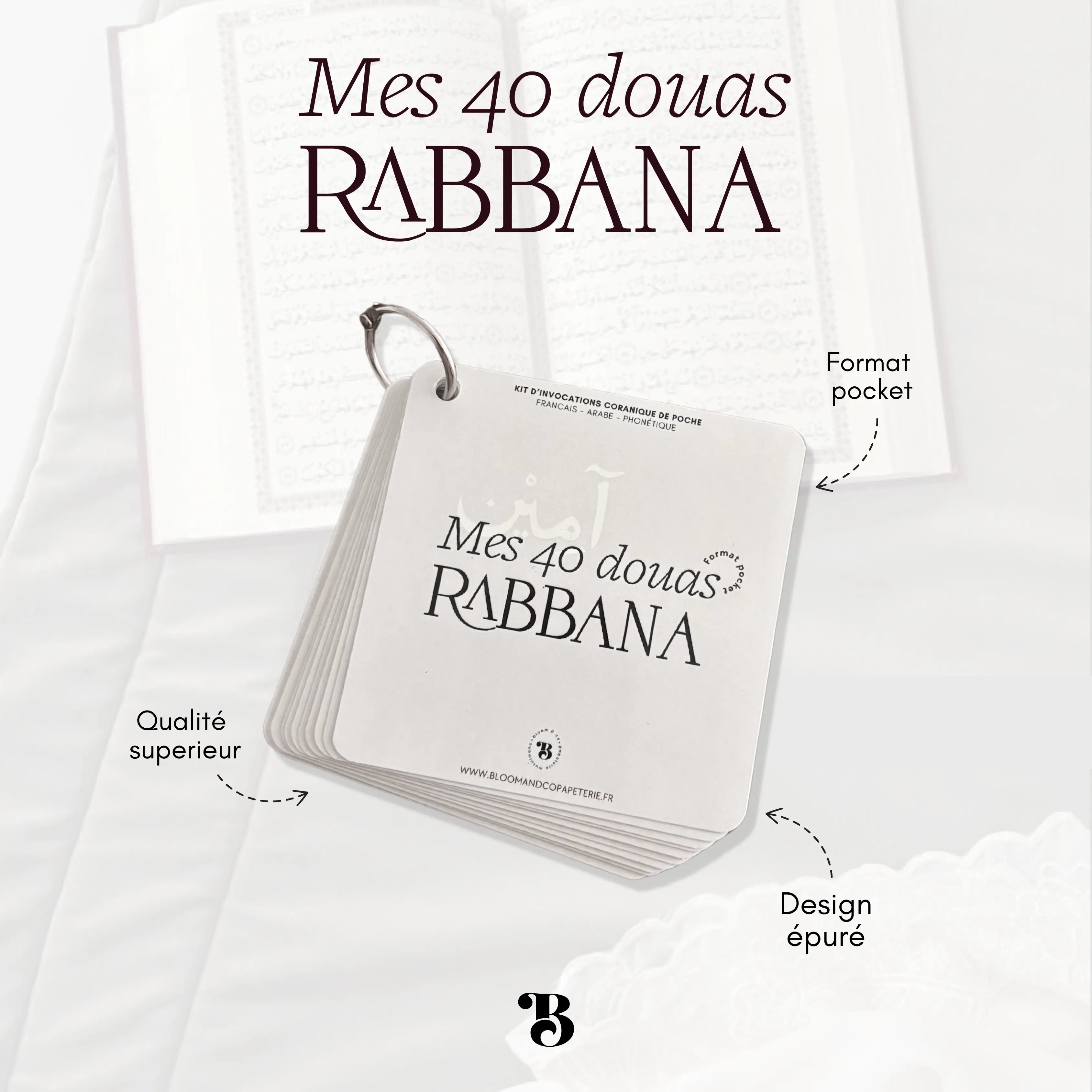 Mes 40 douas Rabbana Bloom and co papeterie