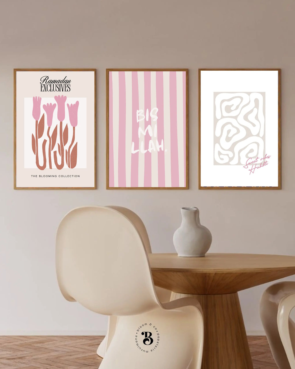Bundle 6 affiches Ramadan : The blooming collection Bloom & co papeterie