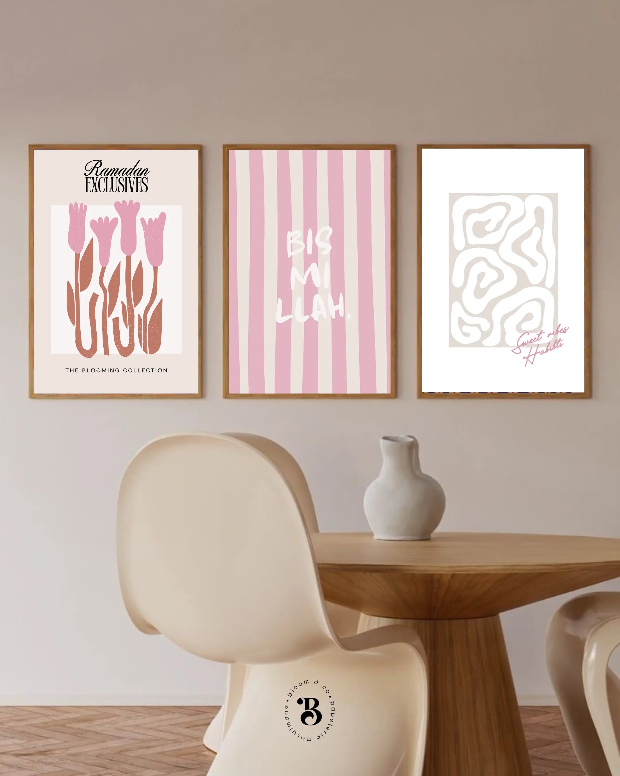 Bundle 6 affiches Ramadan : The blooming collection Bloom & co papeterie