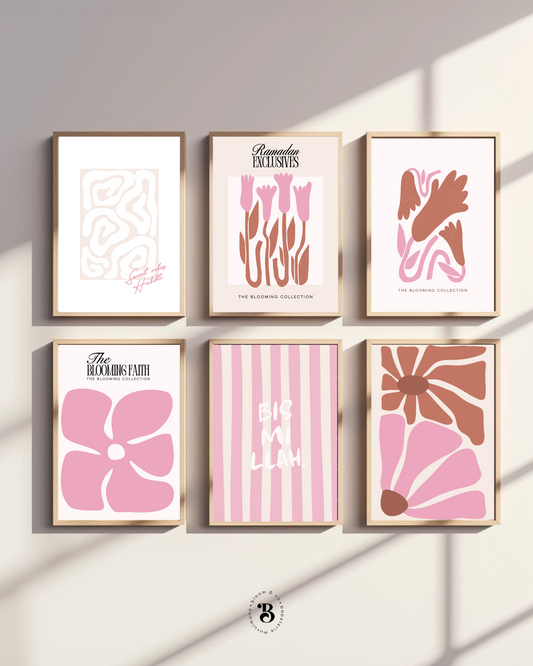 Bundle 6 affiches Ramadan : The blooming collection