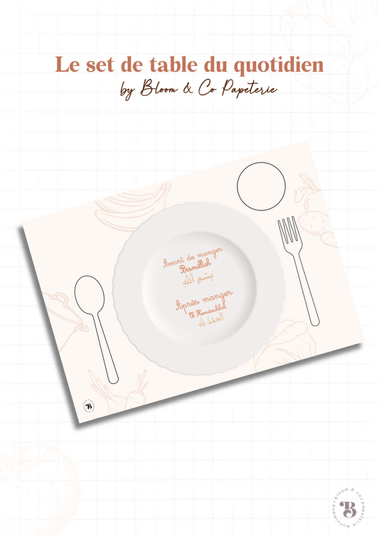 Set de table du quotidien 🍽️