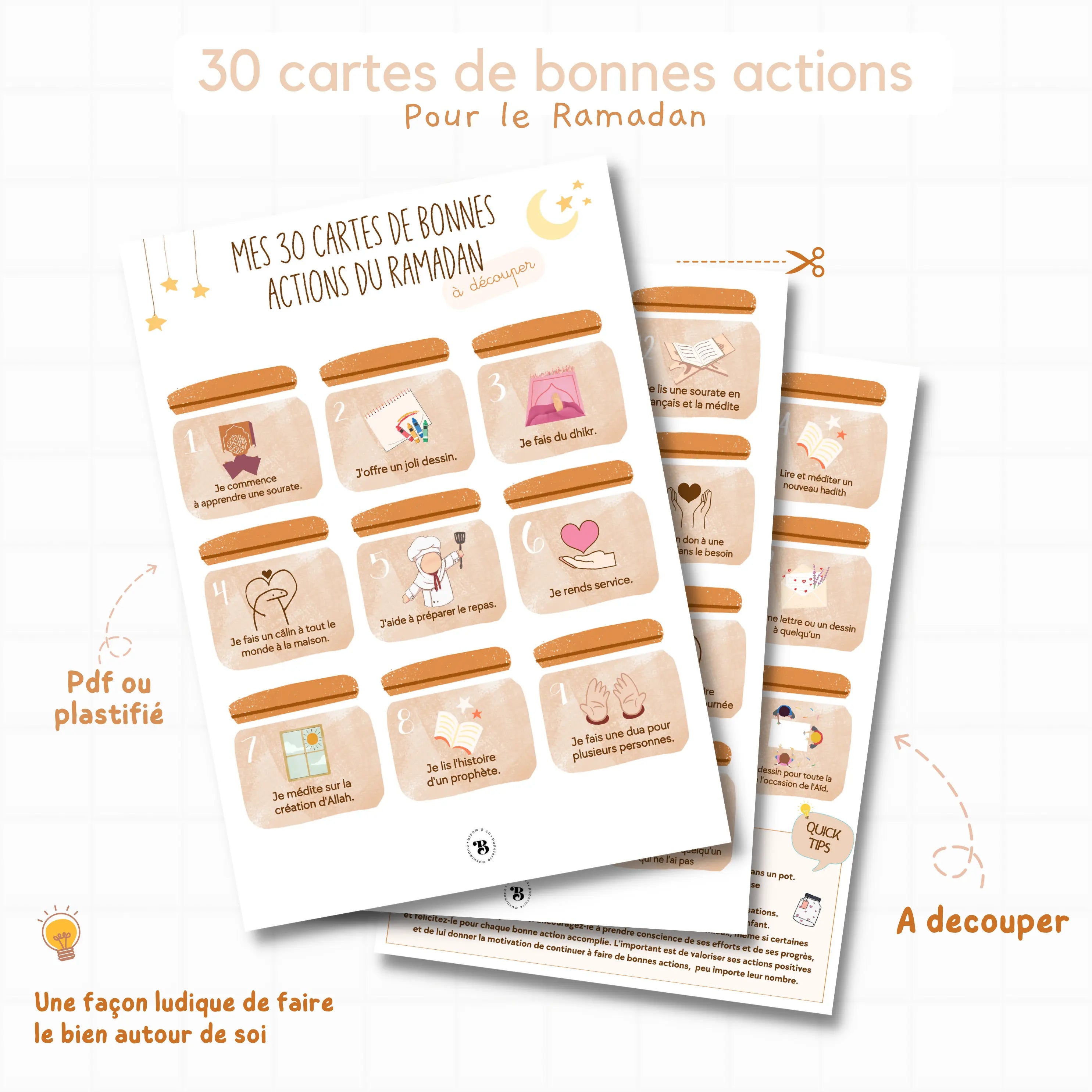 Mes 30 bonnes actions du ramadan Bloom and co papeterie