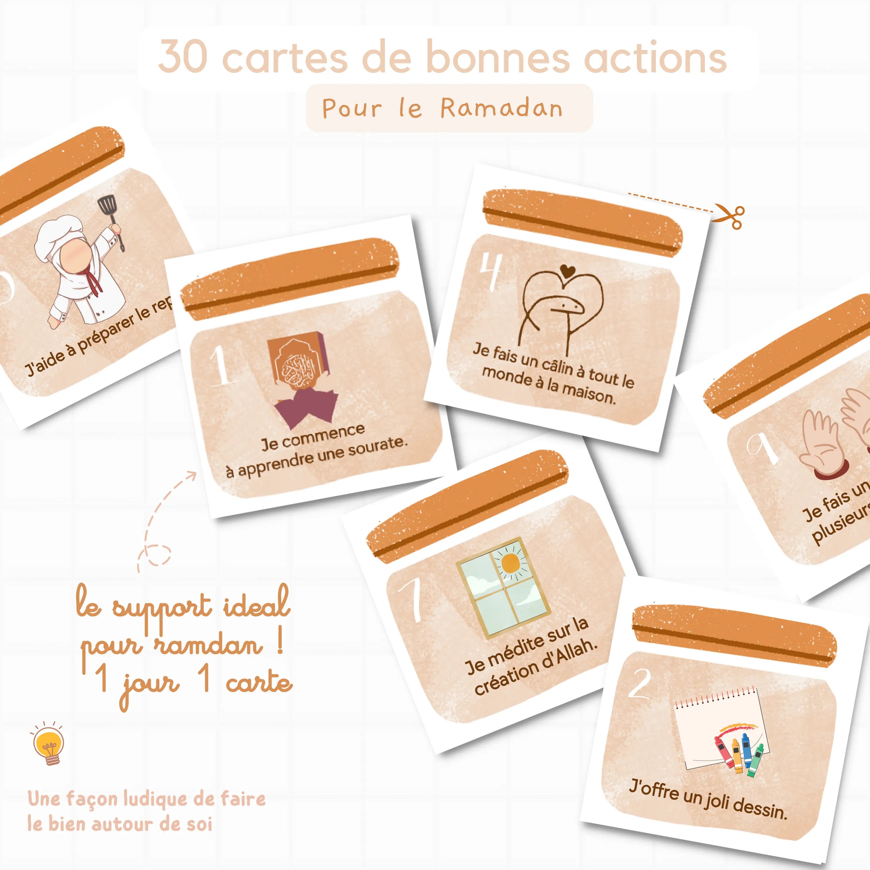 Mes 30 bonnes actions du ramadan Bloom and co papeterie