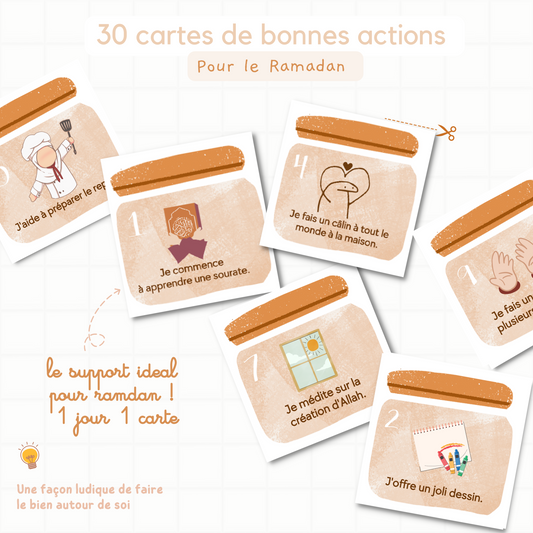 Mes 30 bonnes actions du ramadan