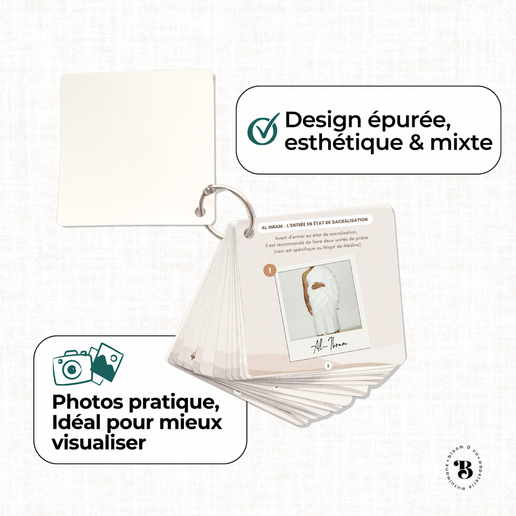 Mini guide Omra avec Lanière - Amazon Bloom and co papeterie